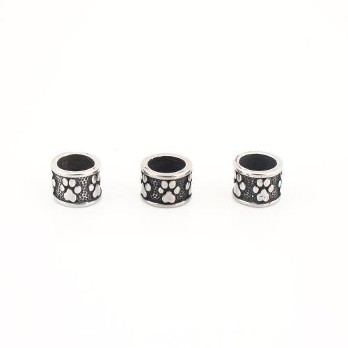 Stainless Steel Spacer Kralen, 304 roestvrij staal, Vintage & DIY, 6x8x8mm, Verkocht door PC