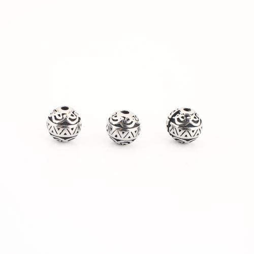 Edelstahl-Distanzscheiben-Korn, 304 Edelstahl, rund, Vintage & DIY, 8x8x8mm, verkauft von PC
