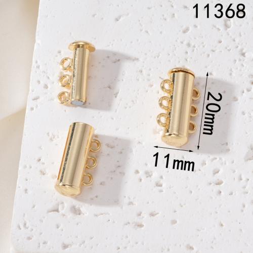 Brass Slide Lock spony, Mosaz, á, DIY & multi-strand, více barev na výběr, 20x11mm, Prodáno By PC