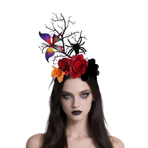 Klud Hair Band, håndlavet, Halloween Design & for kvinde, flere farver til valg, 300x160mm, Solgt af PC