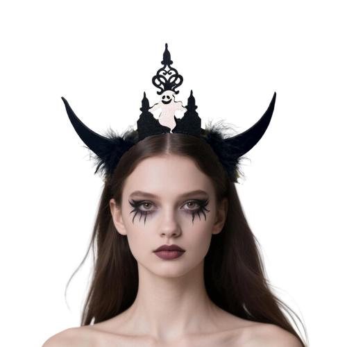 Duk Hair Band, med Plysch, handgjord, Design för halloween & för kvinna, fler färger för val, 250x300mm, Säljs av PC