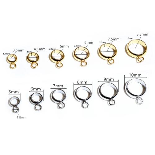 304 Stainless Steel Frame Bead DIY Sold By Bag