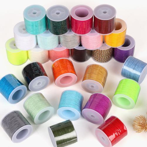 Uld Cord, Polypropylen Nylon, du kan DIY, flere farver til valg, 0.80mm, 100m/Spool, Solgt af Spool