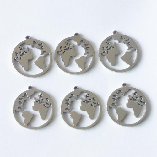 Bijoux pendentifs en acier inoxydable , Acier inoxydable 304, Carte, poli, DIY & styles différents pour le choix & creux, couleur originale, 27x25x1.50mm, Vendu par PC