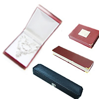 Läder Halsband Box