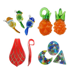 Lampwork Pendants