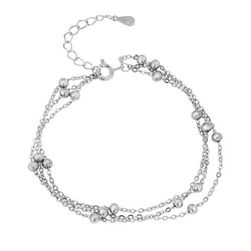 925 Sterling Silver Bangle Bracelet with 3CM extender chain for woman silver color Length Approx 16 cm Sold By PC