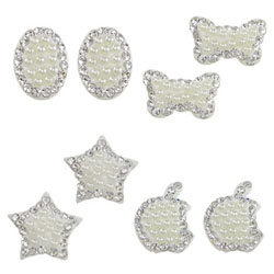 Rhinestone Clay Pave Cabochon