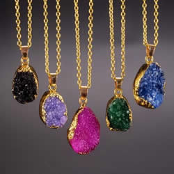 Druzy Ketting