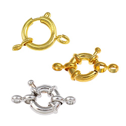 Brass Spring Ring Clasp