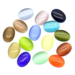 Katės akių Cabochons