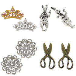 Zinc Alloy Jewelry Cabochons