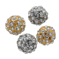 Rhinestone Zinc Alloy perle