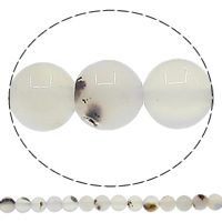 Natural White Agate Beads