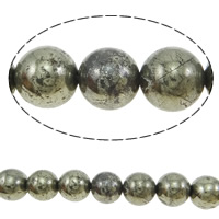 Pyrite dorée perles