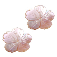 Natural Pink Shell Beads