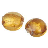 الذهب الخرز Lampwork احباط