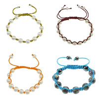 Shell Woven Ball bracciale