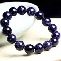 Blu Natural Goldstone Bracciali