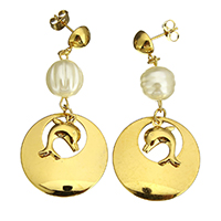 Stainless Steel Drop Earring