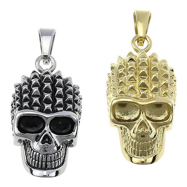 Stainless Steel Skull Pendants