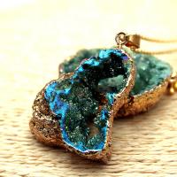 Natuurlijke Agate Druzy hanger