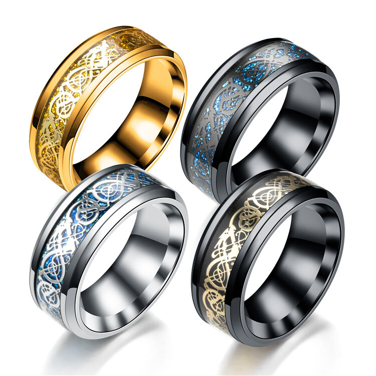 Titanium Čelik Finger Ring