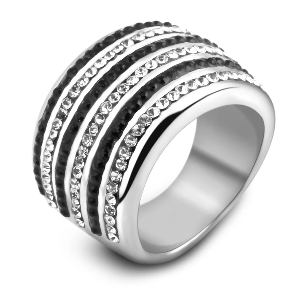 Kryształ ze stali nierdzewnej Ring Finger