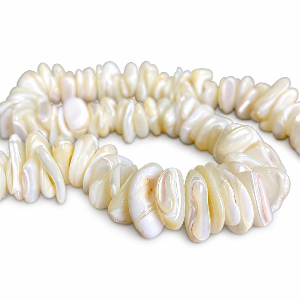 Natural White Shell Beads