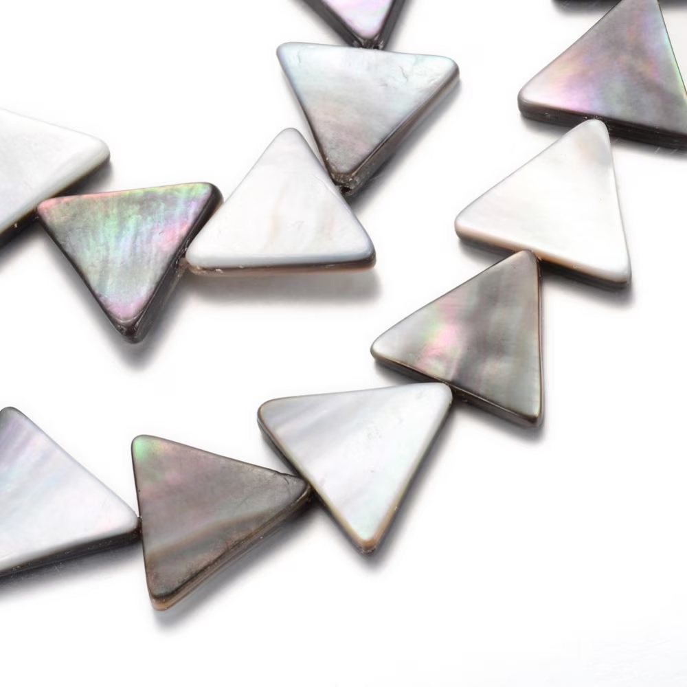 Black Shell Beads