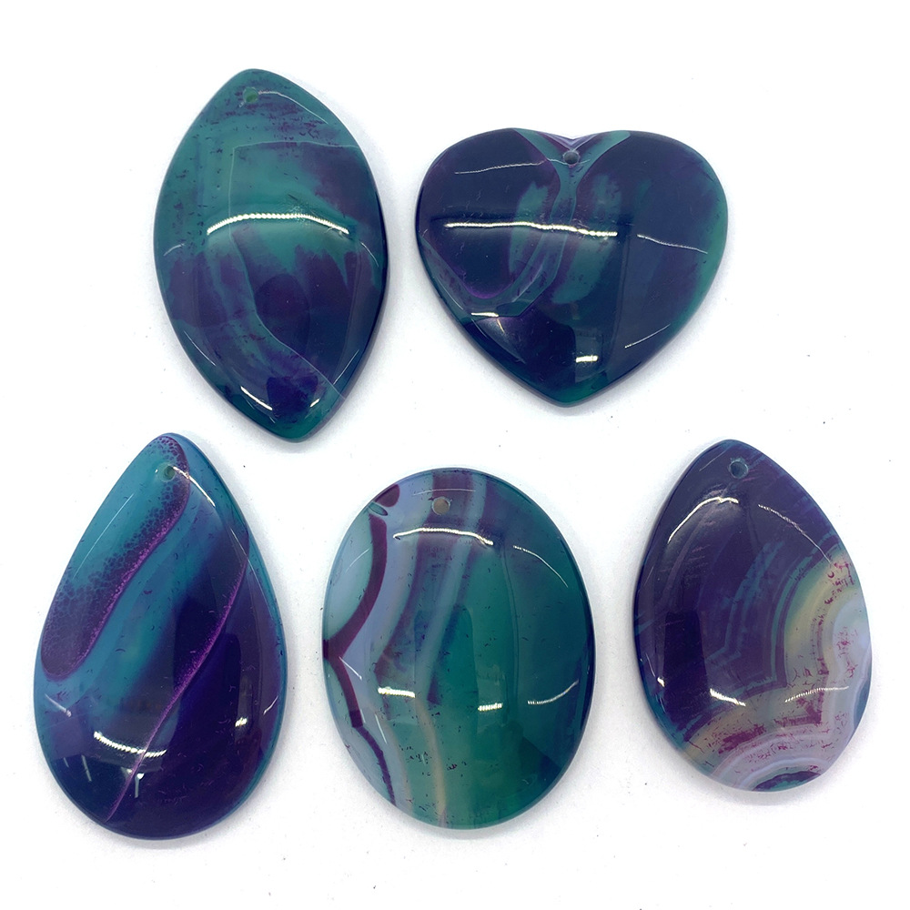 Μενταγιόν Lace Agate