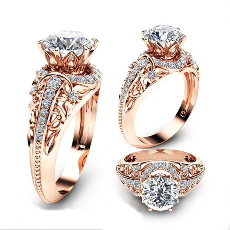 Anello di barretta strass