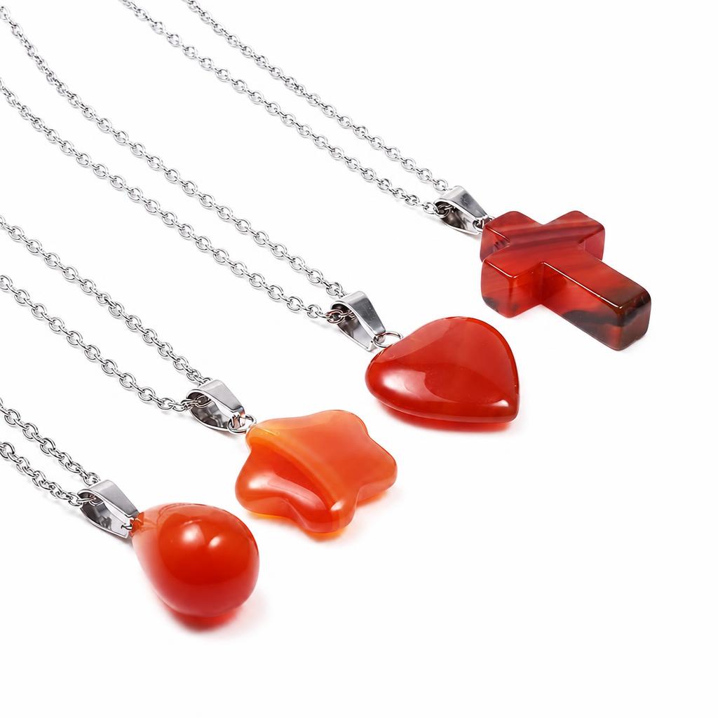 Red Agate Μενταγιόν