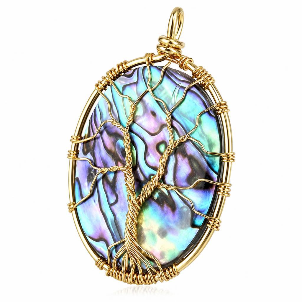 Natural Abalone Shell Riipukset