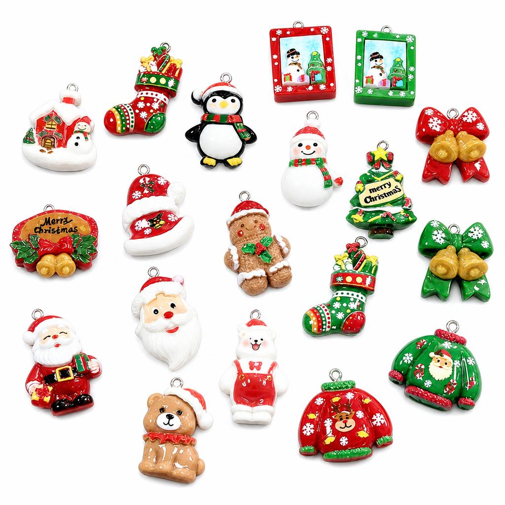 Pendentif de Noël Résine