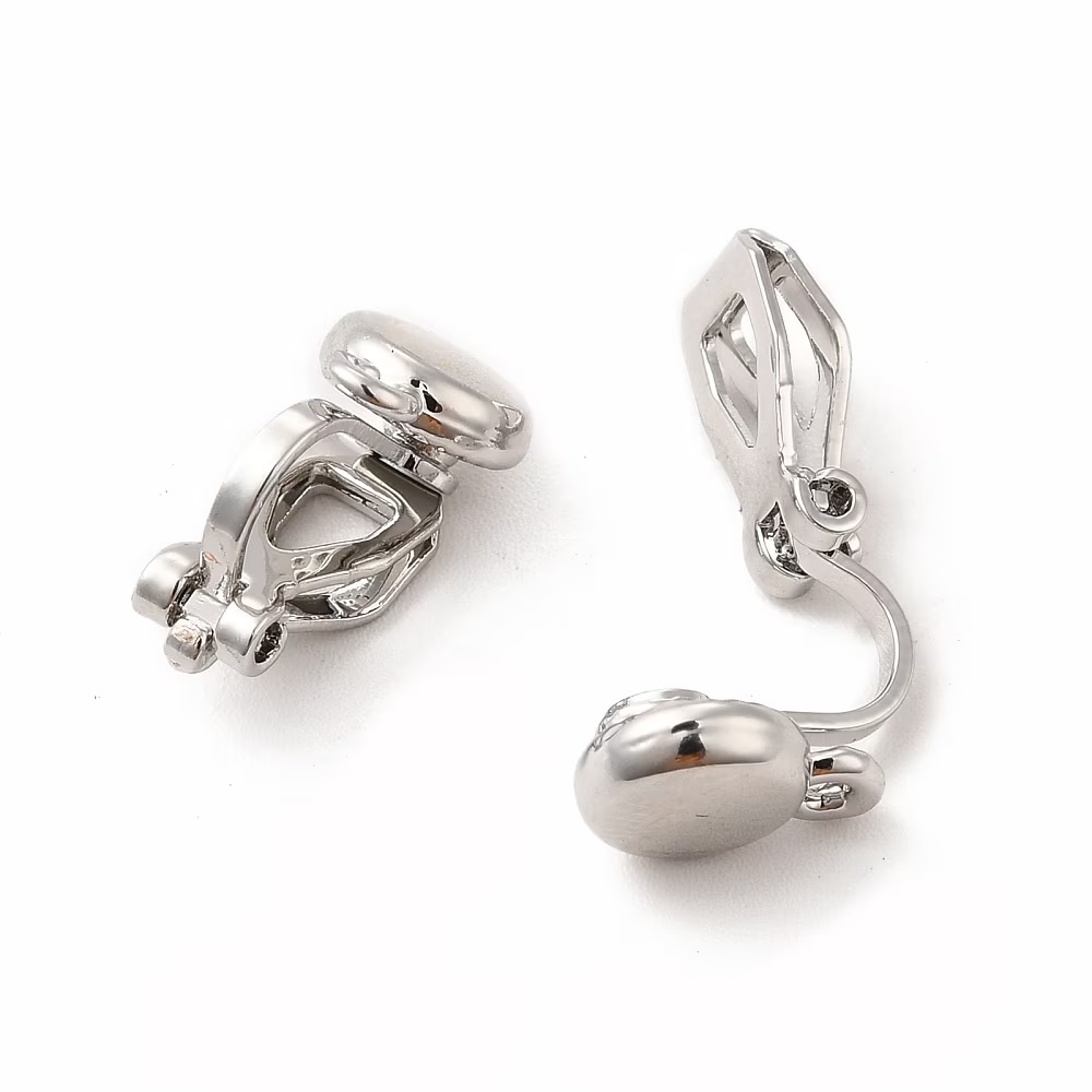 Iron Clip On Earring Findings