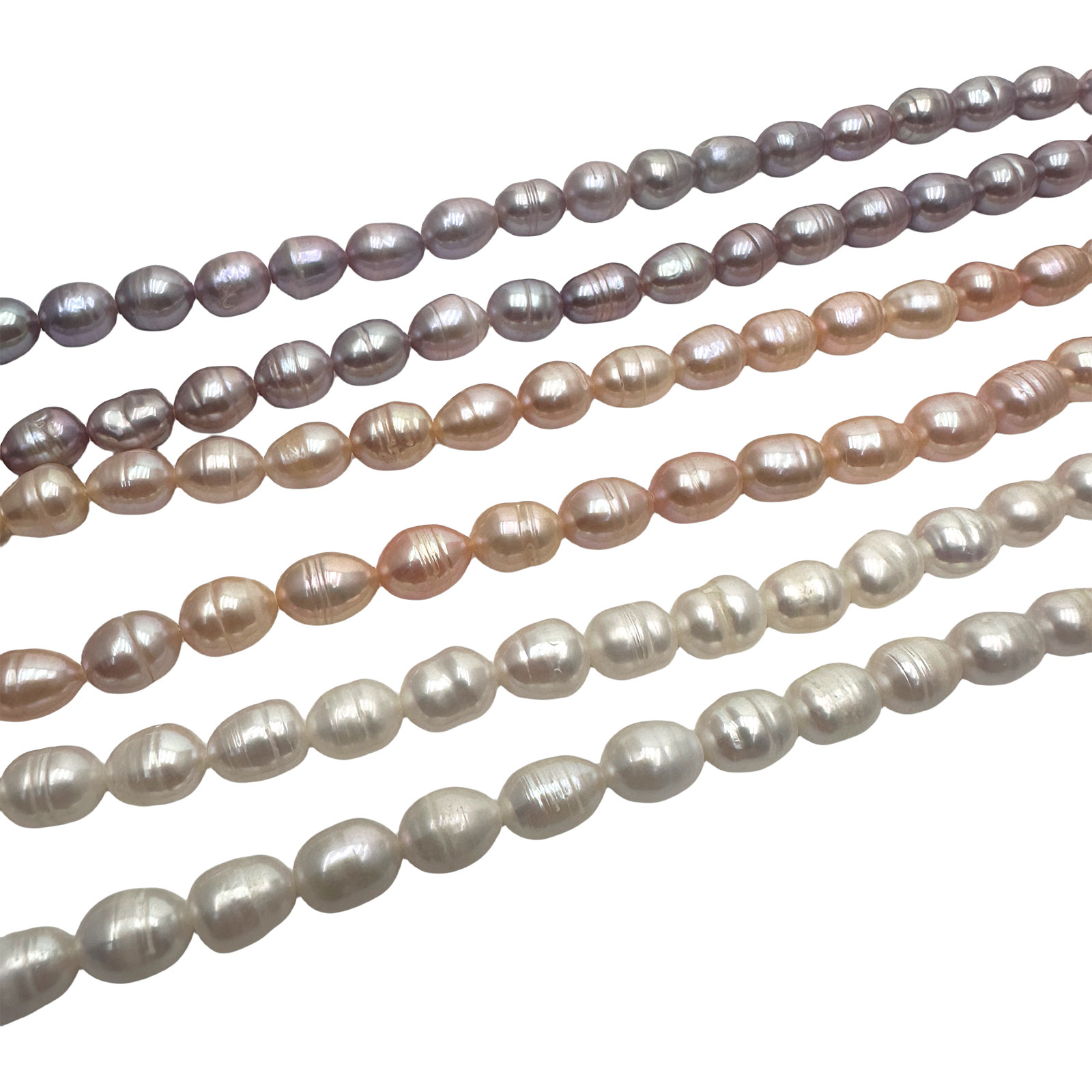 Perles d'eau douce de culture de riz
