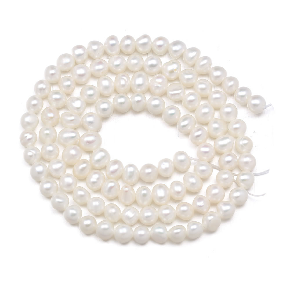 Perles de nacre rondes de culture d'eau douce