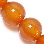 Φυσικά Χάντρες Red Agate, Γύρος, φυσικός, 10mm, Τρύπα:Περίπου 1.7mm, Μήκος Περίπου 15 inch, 5Σκέλη/Παρτίδα, Sold Με Παρτίδα