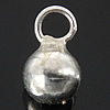 Pendentif en argent Sterling 925, 7.20x4.20mm, Trou:Environ 2mm, 30PC/sac, Vendu par sac