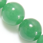 Perles aventurine, aventurine vert, Rond, naturel, vert, 4mm, Trou:Environ 0.8mm, Longueur Environ 15 pouce, 10Strandstoron/lot, Environ 90PC/brin, Vendu par lot