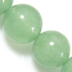 Perles aventurine, aventurine vert, Rond, naturel, vert, 4mm, Trou:Environ 0.8mm, Longueur Environ 15 pouce, 10Strandstoron/lot, Environ 90PC/brin, Vendu par lot