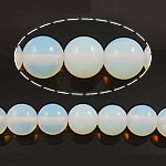 Sea opal perler, Runde, 4mm, Hole:Ca. 0.5mm, Længde Ca. 15.5 inch, 10Strands/Lot, Ca. 97PC/Strand, Solgt af Lot