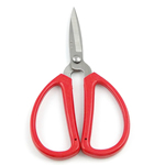 Scissors Stainless Steel reddish orange Sold By Lot