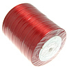 Ruban de satin, rouge, 10mm, Longueur 250 Yard, 10PC/lot, Vendu par lot