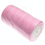 Nastro in organza, rosa, 40mm, Lunghezza 250 cantierecortile, 5PC/lotto, Venduto da lotto