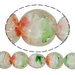 Inner Twist Lampwork Beads Oval Approx 2mm Length 17 Inch Sold By Bag