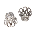 Caps Iarann ​​Bead, 9x7mm, Poll:Thart 1mm, 1000ríomhairí pearsanta/Mála, Díolta De réir Mála