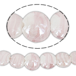 Handgemaakte Lampwork Beads, Rond plat, 16x8mm, Gat:Ca 2mm, 100pC's/Bag, Verkocht door Bag