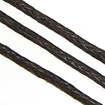 Fil ciré  , corde de cire, couleur de café, 1mm, Longueur 400 m, 400m/lot, Vendu par lot